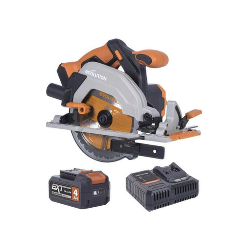 Evolution R165CCS-Li EXT Circular Saw 18V 1 x 4.0Ah Li-ion Evolution - Town Tools