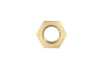 Connect Brass Nut Hex 10pc 13-17mm
