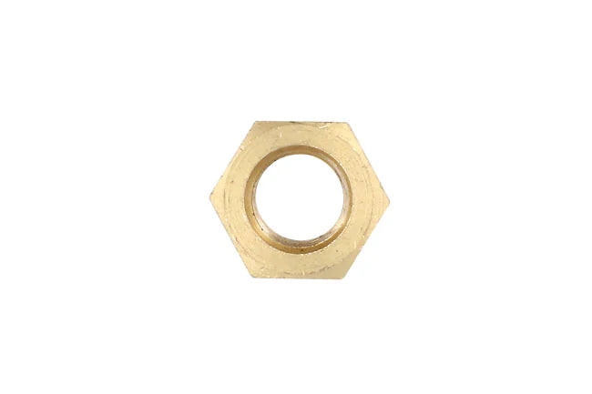 Connect Brass Nut Hex 10pc 13-17mm