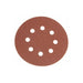 Faithfull Hook & Loop Sanding Disc DID3 Holed 125mm x 240G (Pack 25) Faithfull - Town Tools