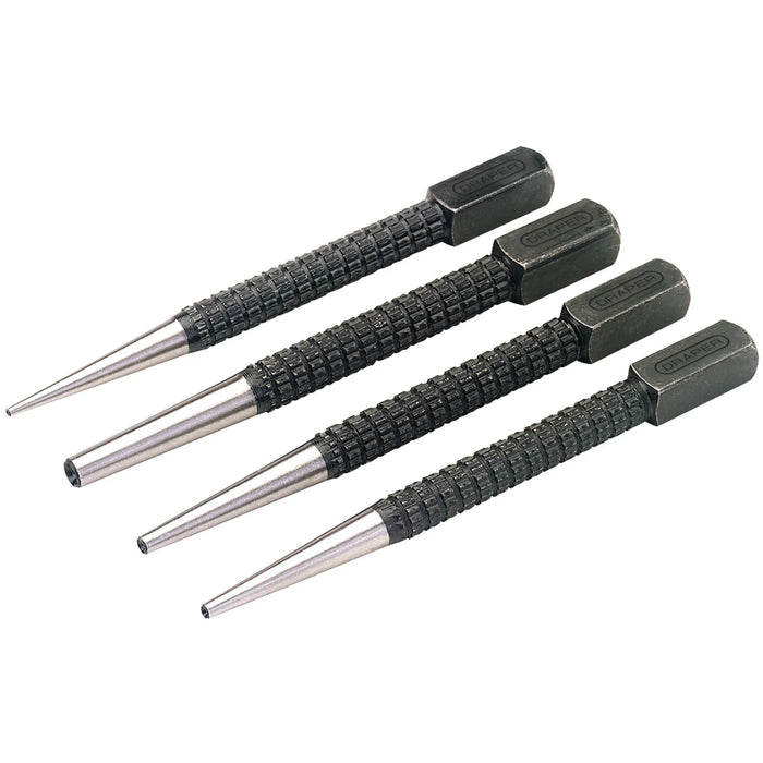 Draper Set of Cupped Nailsets (4 Piece) - 622/4