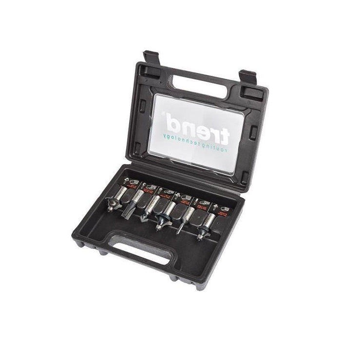 Trend 1/2in Router Cutter Set, 6 Piece Trend - Town Tools