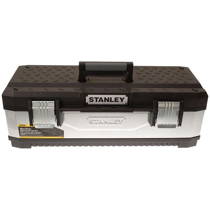 Stanley® Hand Tools Galvanised Metal Toolbox 66cm (26in) STANLEY® Hand Tools - Town Tools