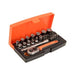 Bahco SL25 1/4in Drive Socket Set, 25 Piece Bahco - Town Tools