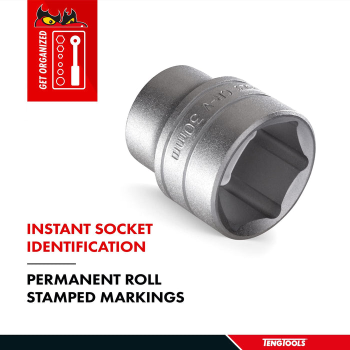 Teng Tools 1/4" Socket 6 pt Metric 4mm Teng Tools - Town Tools 