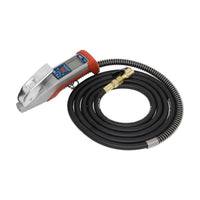 Sealey Digital Tyre Inflator 2.7m Hose with Clip-On Connector SA375