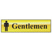 Scan Gentlemen - Polished Brass Effect 200 x 50mm Scan - Town Tools