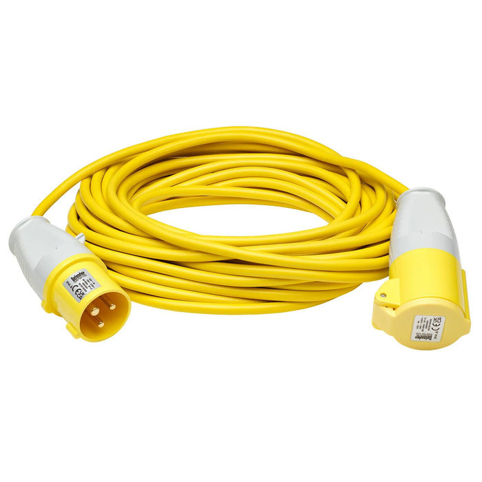 Defender E85111 Extension Lead, Yellow, 1.5mm², 16A, 14m - E85111