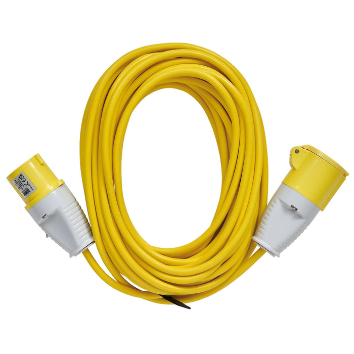 Defender E85111 Extension Lead, Yellow, 1.5mm², 16A, 14m - E85111
