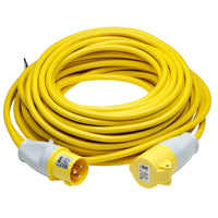 Defender E85233 110V Extension Lead, Yellow, 2.5mm², 16A, 25m - E85233