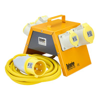Defender E13108 110V Splitter Box, 2 x 16A / 2 x 32A - E13108