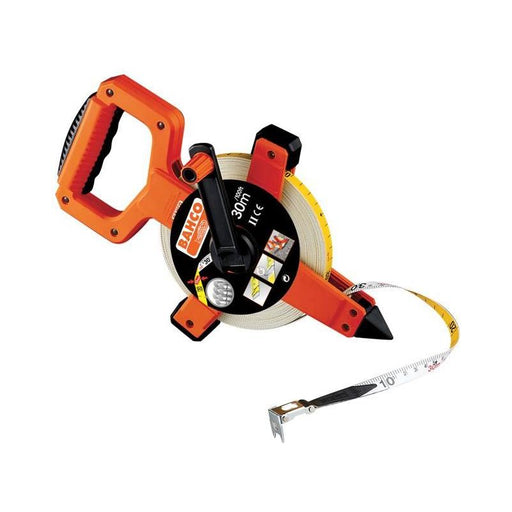 Bahco LTS Open Reel Fibreglass Tape 30m/100ft (Width 13mm) Bahco - Town Tools