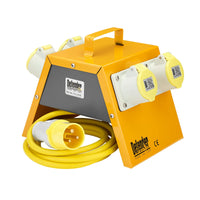 Defender E13104 110V Splitter Box, 4 x 16A - E13104