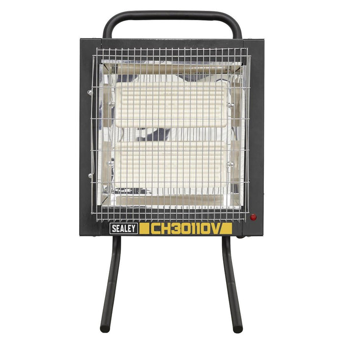 Sealey Ceramic Heater 1.2/2.4kW 110V CH30110V Sealey - Town Tools 