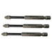 Faithfull Pozidriv Impact Screwdriver Bits PZ2 x 75mm (Pack 3) Faithfull - Town Tools