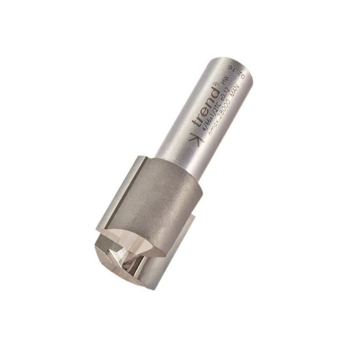 Trend 4/66 x 1/2 TCT Two Flute Router Cutter 22 x 25mm Trend - Town Tools