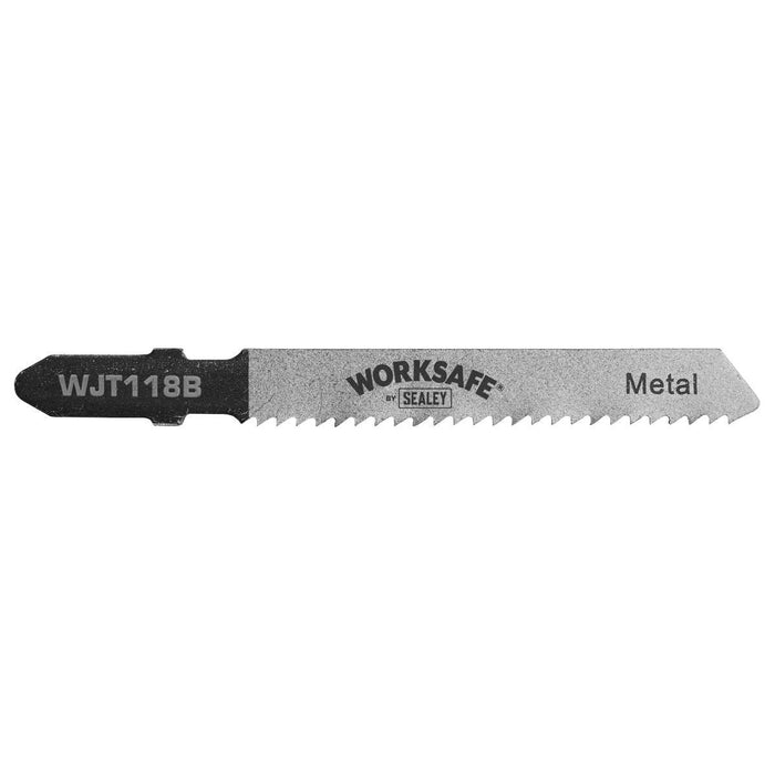 Sealey Jigsaw Blade Metal 55mm 12tpi Pack of 5 WJT118B Sealey - Town Tools 