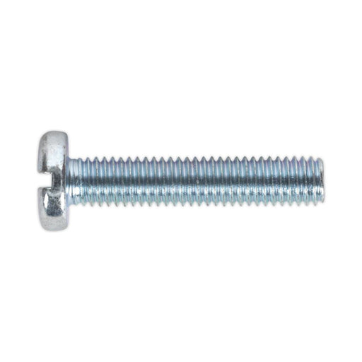 Sealey Machine Screw M5 x 25mm Pan Head Slot Zinc Pack of 50 MSS525 Sealey - Town Tools 