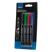 Draper Marker Pens, Multicoloured (Pack of 4) 20943 Draper - Town Tools 