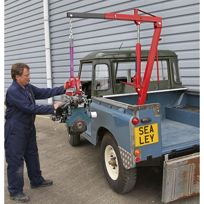 Sealey Static Mounted Crane 750kg SSC750 Sealey - Town Tools 