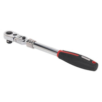 Sealey Ratchet Wrench 1/2"Sq Drive Flexi-Head Extendable Platinum Series AK8984