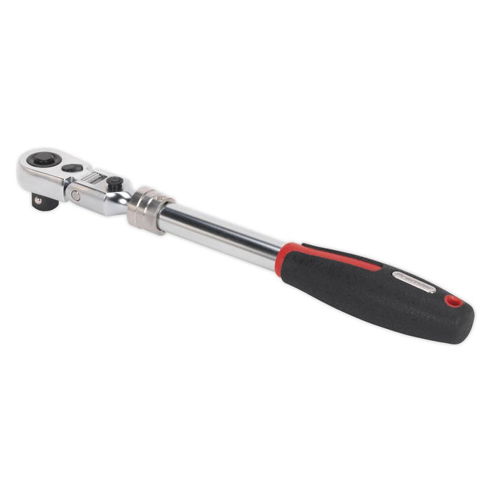 Sealey Ratchet Wrench 1/2"Sq Drive Flexi-Head Extendable Platinum Series AK8984 Sealey - Town Tools 