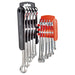 Draper HI-TORQ Metric Combination Spanner Set, Orange (11 Piece) Draper - Town Tools 