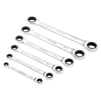Draper Draper HI-TORQ Metric Double Ratchet Ring Spanner Set (6 Piece)