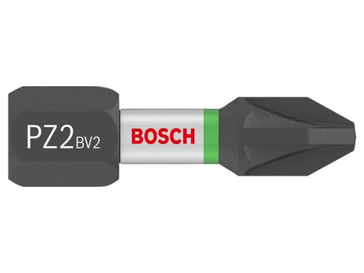 Bosch Powertool Accessories PRO Impact Screwdriver Bit PZ2 x 25mm Pack of 25 Bosch Powertool Accessories - Town Tools