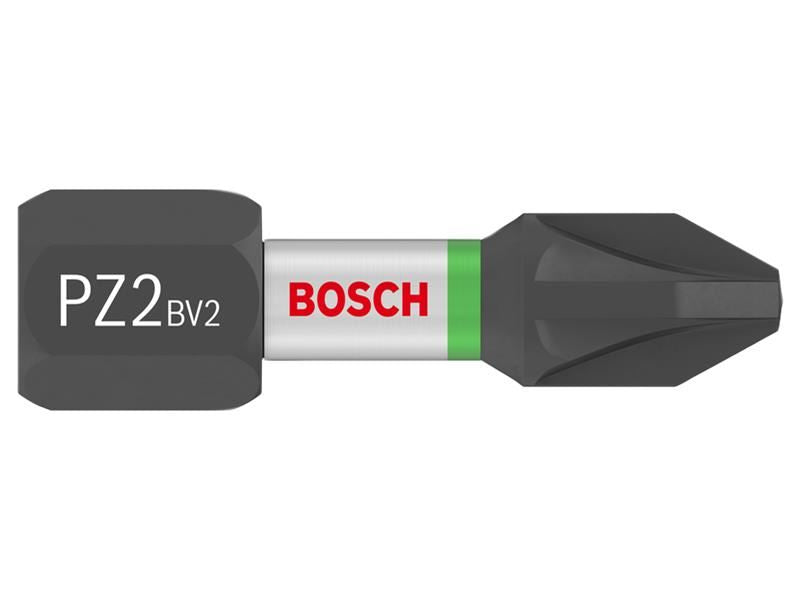 Bosch Powertool Accessories PRO Impact Screwdriver Bit PZ2 x 25mm Pack of 25 Bosch Powertool Accessories - Town Tools