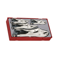 Teng Tools Power Grip Plier Set TT1 5 Pieces