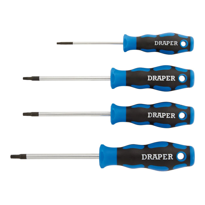 Draper TX-STAR® Soft Grip Screwdriver Set (4 Piece) - 865/4B
