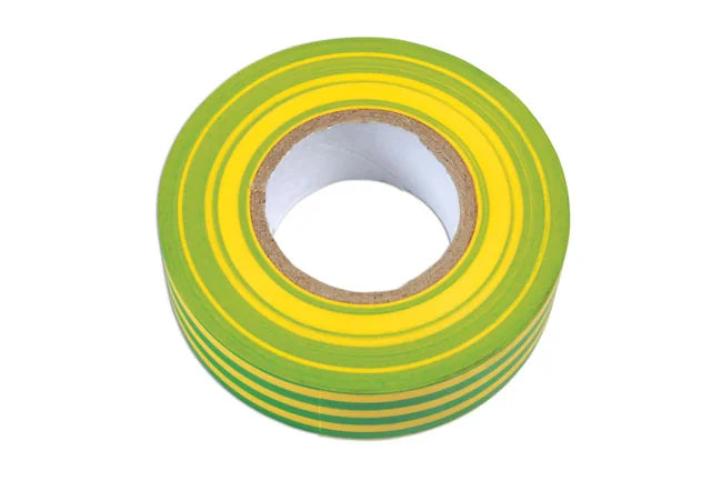 Connect Green & Yellow PVC Insulation Tape 19mm x 20m 1pc - CPL