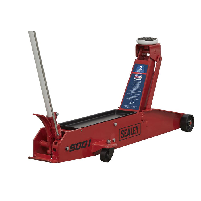 Sealey Premier Premier Long Reach Trolley Jack 5 Tonne 5001 Sealey Premier - Town Tools 