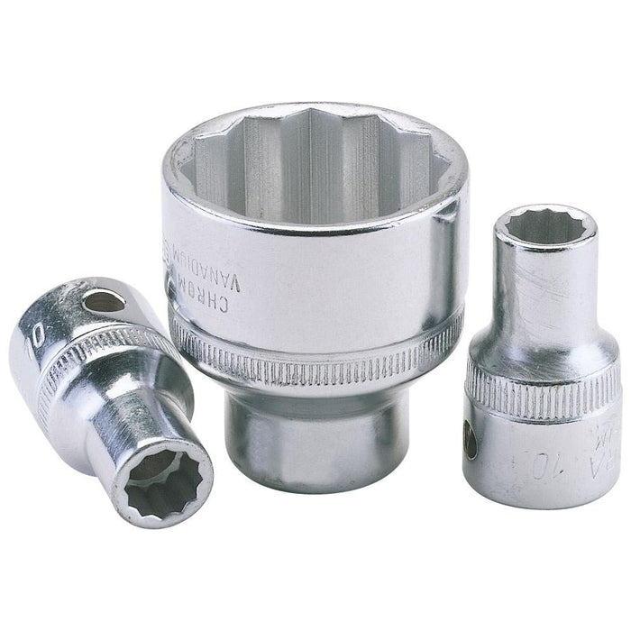 Draper Elora Bi-Hexagon Socket, 1/2" Sq. Dr., 28mm Draper - Town Tools