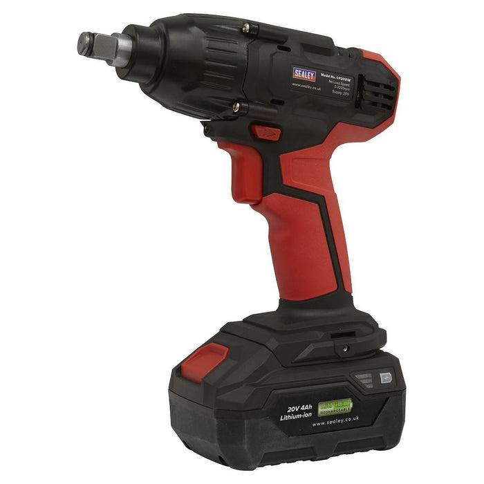 Sealey Impact Wrench 20V SV20 Series 1/2"Sq Drive 230Nm Body Only CP20VIW Sealey - Town Tools 