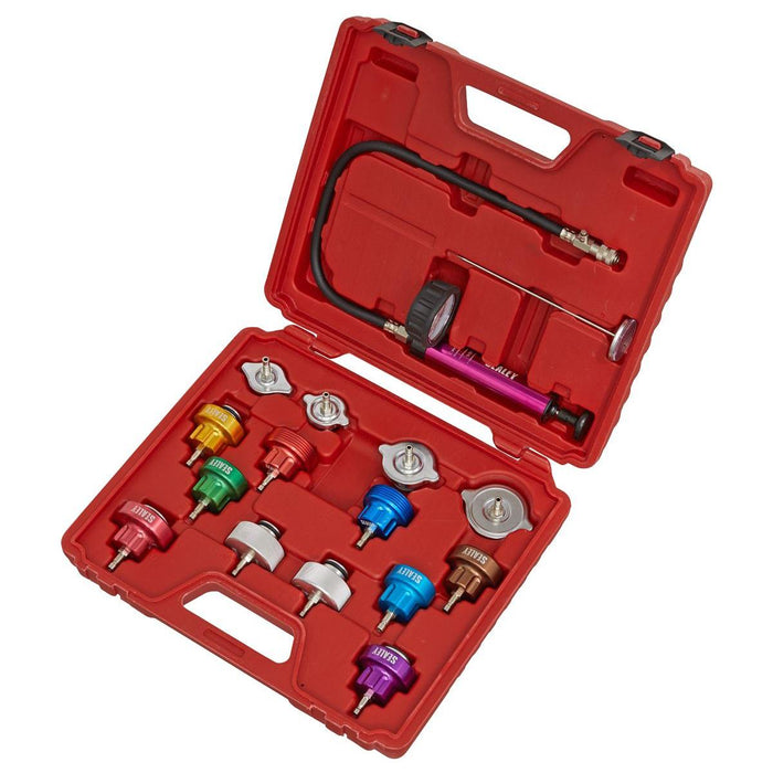 Sealey Cooling System Pressure Test Kit 16pc VS006 Sealey - Town Tools 