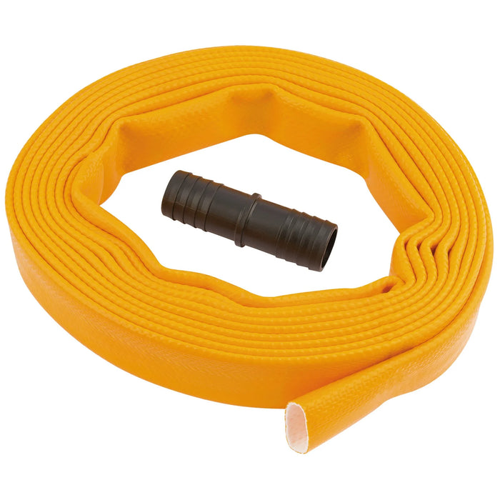Draper Layflat Hose with Adaptor, 5m 25-32mm