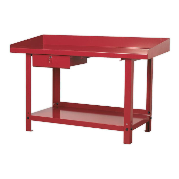 Sealey Workbench Steel 1.5m with 1 Drawer AP1015 Sealey - Town Tools 