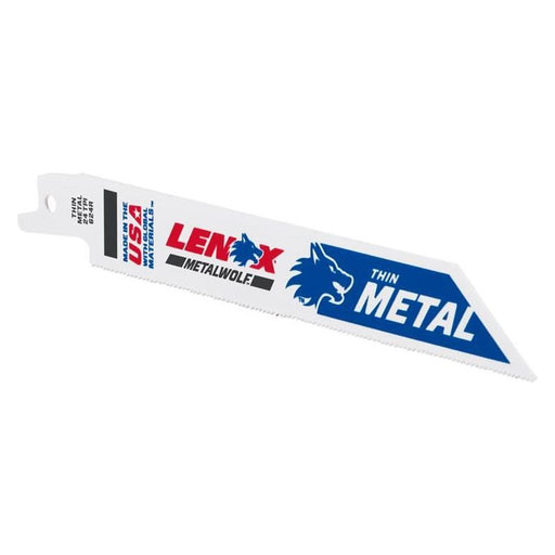 Lenox MetalWolf Wave Edge Reciprocating Saw Blade 152 x 19 x 0.9mm 24 TPI (Pack 5) LENOX - Town Tools