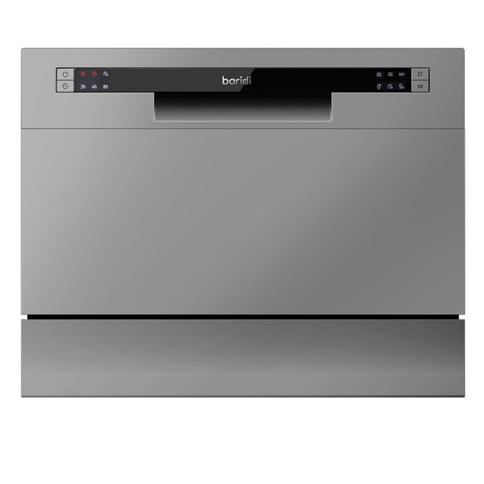 Baridi Tabletop Dishwasher 6 Place Settings 6.5L Capacity - Silver DH84 Baridi - Town Tools 