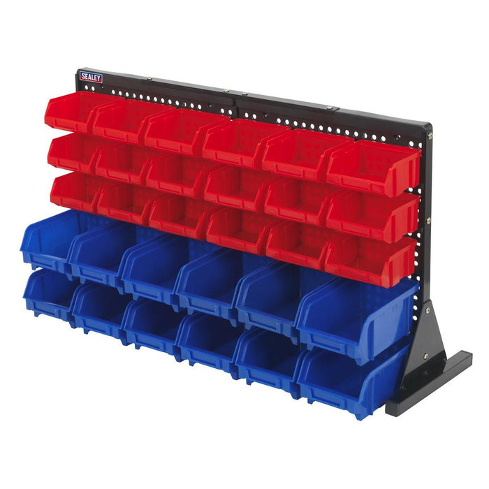 Sealey Bin Storage System Bench Mounting 30 Bins TPS1218 Sealey - Town Tools 