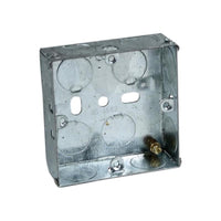 Axiom Electrical Metal Socket Box 35mm (Pack 10)