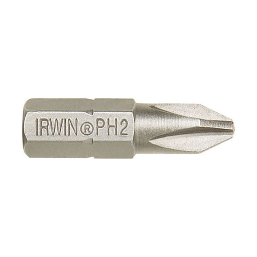 Irwin® Phillips Insert Bits PH2 25mm (Pack 2) IRWIN® - Town Tools