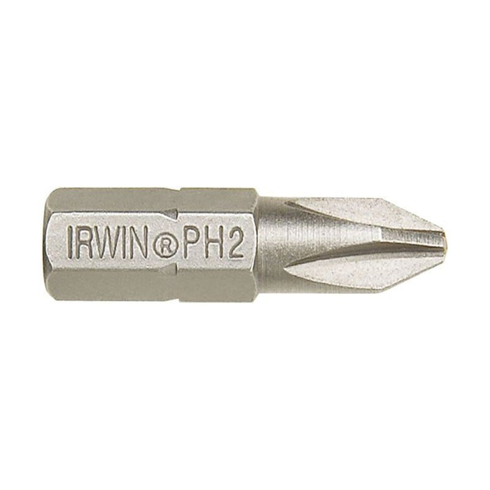 Irwin® Phillips Insert Bits PH2 25mm (Pack 2) IRWIN® - Town Tools