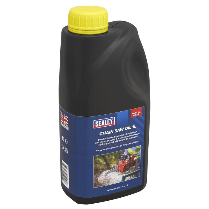 Sealey Chainsaw Oil 1L CSO1L Sealey - Town Tools 