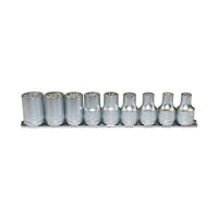 Teng Tools 1/2" TX-E Socket Clip Rail Set 9 Pieces