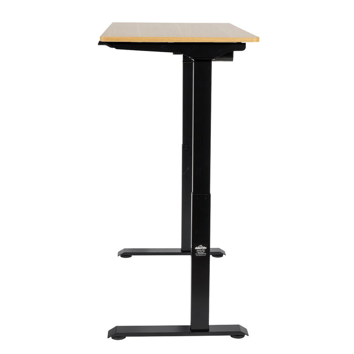 Dellonda Single Motor  Adjustable-Height Electric Sit/Stand Desk - Oak Desktop