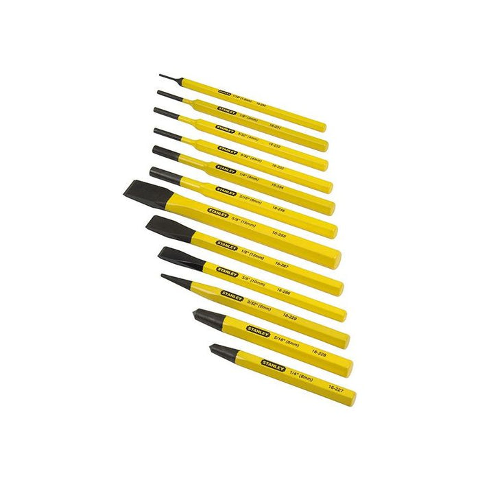 Stanley® Hand Tools Punch & Chisel Set, 12 Piece STANLEY® Hand Tools - Town Tools