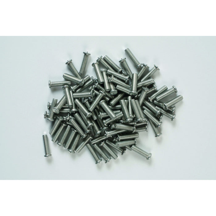 Power-Tec Alu Threaded Pull Studs 4 x 16mm 100pc 91626 Power-Tec - Town Tools 